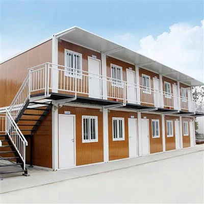 خانه کانتینری بسته تخت برای خوابگاه موقت